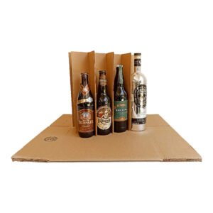 Cajas de cartón para cervezas, 12 botellas